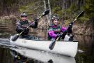 Simon och Carolina på den fina kanalpaddlingen
<br />Slutade på 5e plats